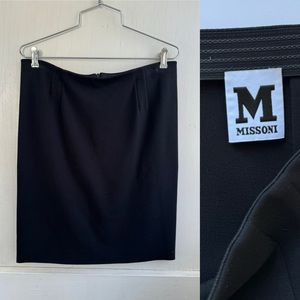 Like New Missoni Black Mini Skirt